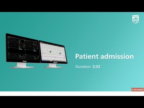 Patient admission at the PIC iX Surveillance Station