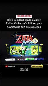 La colección de Zelda que pocos tuvieron en GameCube 🛡️🇯🇵 #Shorts