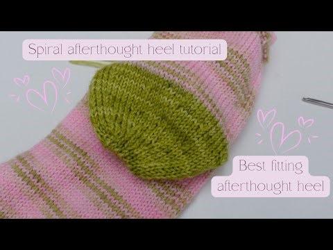 An afterthought heel that fits! True afterthought spiral heel tutorial
