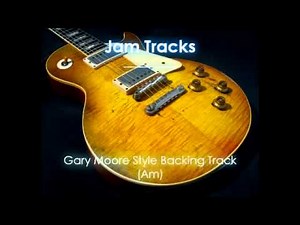 Gary Moore Style Backing Track Am