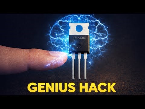 Smart Sensor | No Switch, No IC! Touch Control Using MOSFET