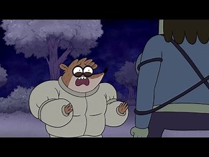 Regular Show - Muscle Man Sleep Fights Rigby