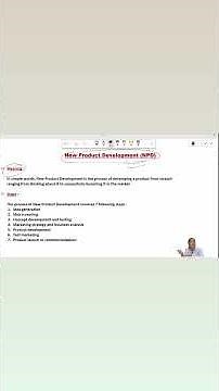 New Development Process in Marketing | New Product Development Stages | Marketing Management