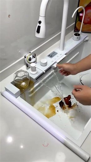 🏡 Smart & Stylish! Next Level Kitchen Washing Cabinet Setup