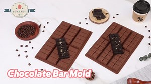 Chocolate Bar Mold, Deep Silicone Snap Chocolate Bar Molds for Stuffed Bar, Wax Melt, Candy Bar Molds (5 Snap+10 Snap)