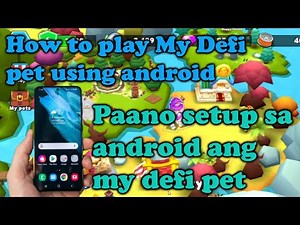 EASY STEPS HOW TO CREATE MY DEFI PET USING ANDROID | LATEST GUIDE