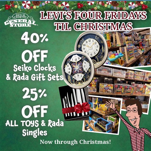 It's time for our third and newest deal for Levi's "Four Fridays Til...