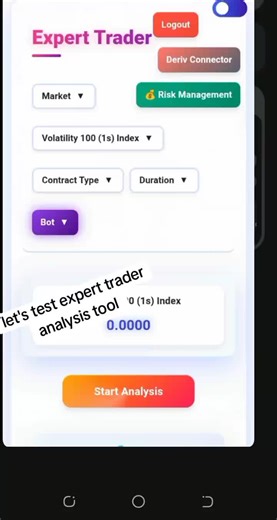 #Expert trader analysis tool