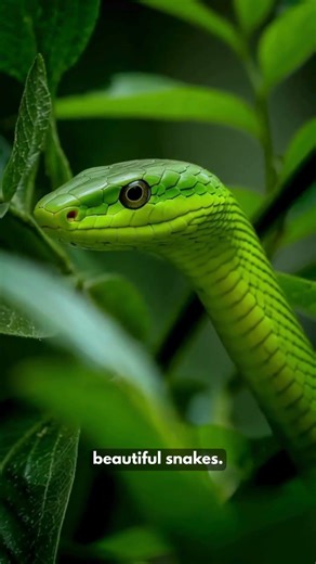 Amazing Beautiful Green Snake Camouflage 🐍 #snake #naturelover #beautiful