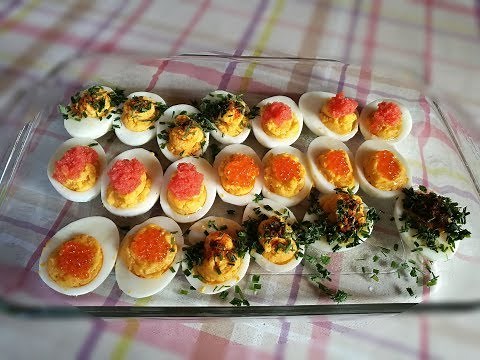 Gefüllte Eier einfach und schnell