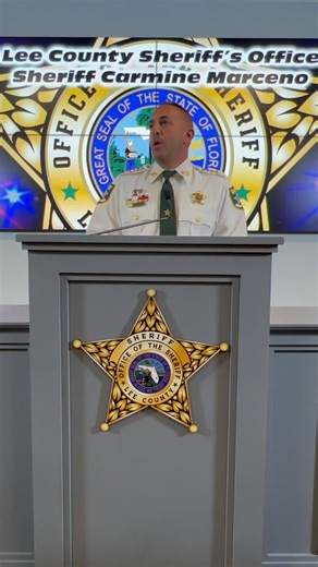Sheriff Carmine Marceno Announces Deputy Arrest