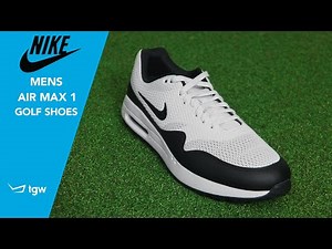 NIKE Mens Air Max 1 Golf Shoes