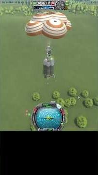 Simple SSTO Landing | KERBAL SPACE PROGRAM #tutorial #ksp #short #kerbalspaceprogram