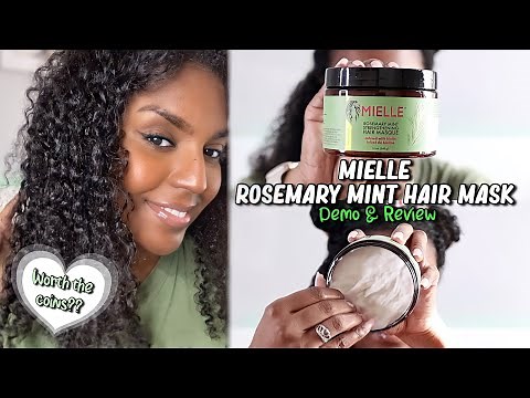 Mielle Rosemary Mint Strengthening Hair Masque Review And Demo