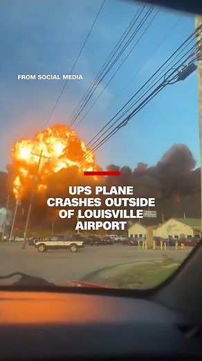 A UPS freight transport aircraft carrying three crew members crashed shortly after taking off near Louisville, Kentucky, airport. Kentucky Gov. Andy Beshear said there are at least three fatalities reported and he believes "that number is going to get larger." Follow live updates: https://cnn.it/4oqucn2 | CNN International