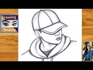 How to draw a Smart Boy wearing Cap || Pencil sketch for beginner || Boy drawing || Drawing