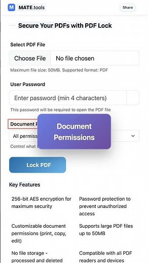 Secure Your PDFs with PDF Lock for FREE #Shorts