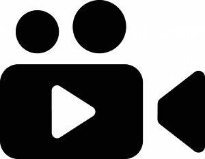 Movie video camera. Camera icon symbol sign vector illustration. Film Camera. Old Cinema icons. Film shooting, film player