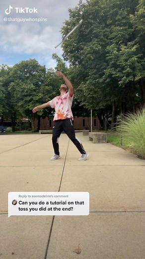 Over The Head 45 Toss Tutorial | Color Guard Tips