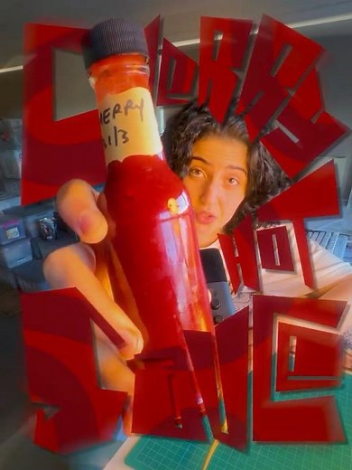 feeling spicy? TRRY THIS CHERRY HOT SAUCE C🍒🌶️