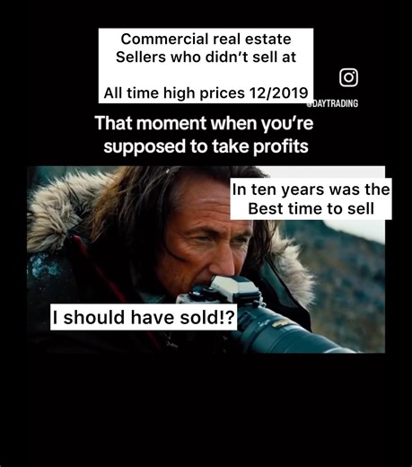Commercial real estate Sellers who didn’t sell at All time high prices 12/2019. In ten years.