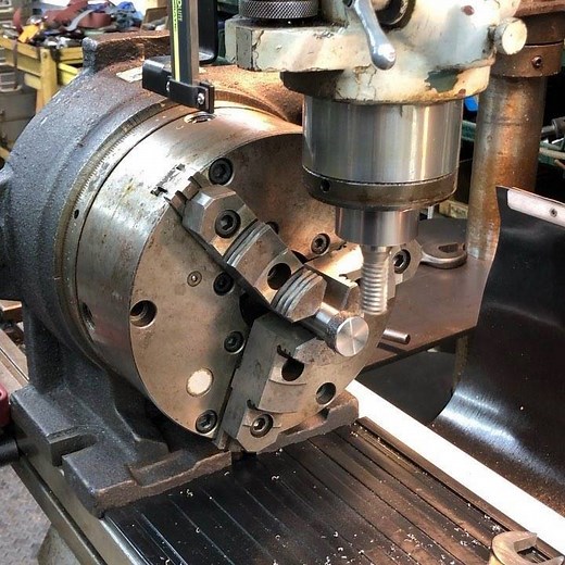 5.9K views · 202 reactions | Using the trusty Vertex super spacer to mill two wrench flats on the pins I’ve been machining. #abom79 #superspacer #manualmachining #manualmachinist | Abom79 | Facebook