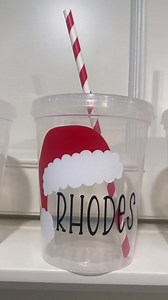 Holiday Party Cups | Children's Favor Idea | Personalized Christmas Cups With Lid/straw - Etsy