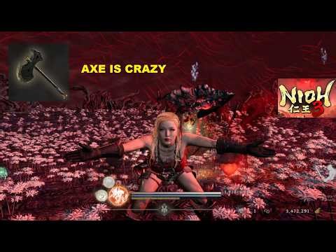 Nioh 3 Axe Build is Crazy 仁王 3 大斧真棒