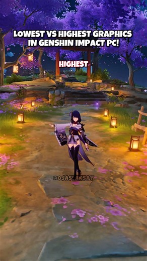 Lowest Vs Highest Graphics In Genshin Impact PC!