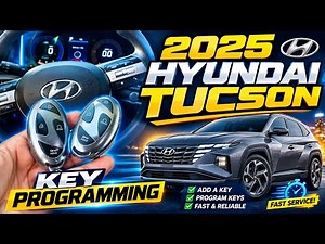 2025 Hyundai Tucson key fob programming using Autel KM100