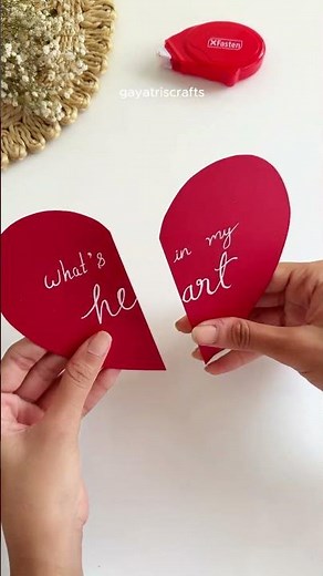 Diy Heart Pop up Card #valentinesday #valentinesdaygiftidea #valentinesgiftideas #handmadecards