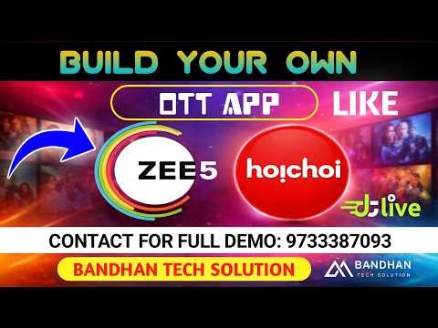 Build Your Own Live TV & Movie App Like ZEE5 & Hoichoi | OTT APP | Full Guide 2026