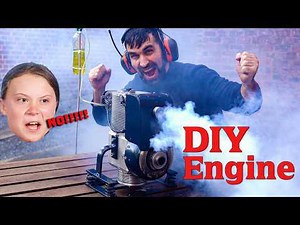 I built a brand-new Rotary Valve Engine, and it works!