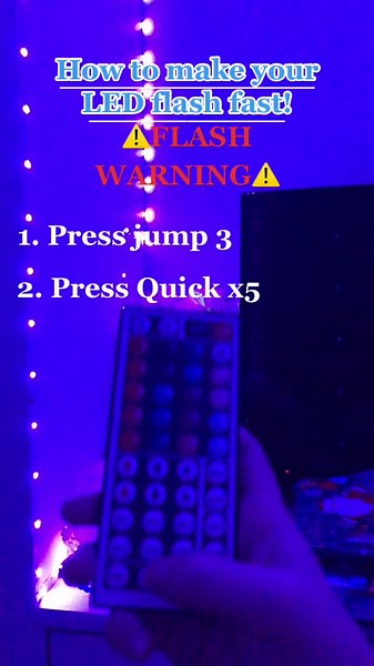 How to make your LEDs flash fast.