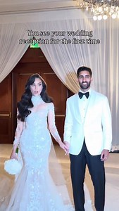 Seeing our wedding reception for the first time! 🥹😍 #wedding #weddingday #bride #2025bride | Youngcouture_