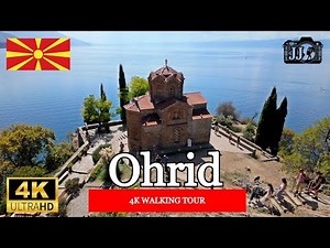 Ohrid, The Pearl of the Balkans 🇲🇰 Macedonia 🇲🇰 Walking Tour 2025【4K 60FPS】