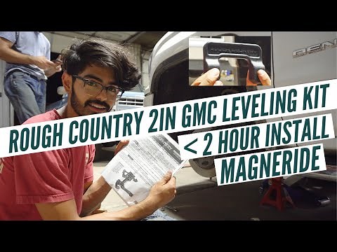 Rough Country 2in Magneride leveling kit install | 2017 GMC Sierra Denali | I leveled my truck!