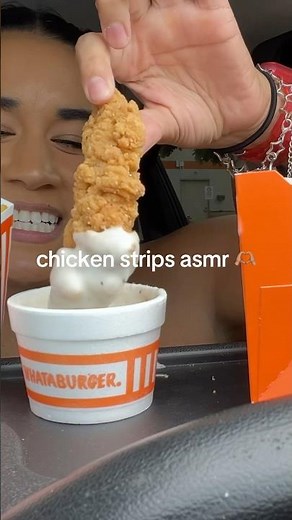 love a good chicken strip crunch 🫶🏽 asmr whataburger mukbang