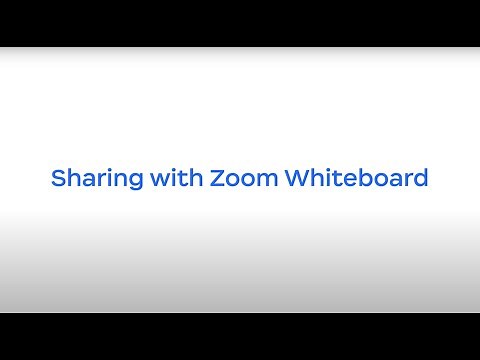 Sharing with Zoom Whiteboard