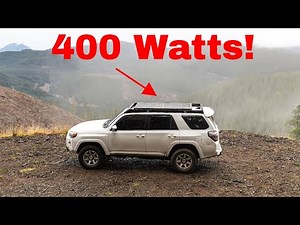 Installing the Ultimate Solar System on My 4runner- Vanlife Overland- BougeRV 400 watt panel