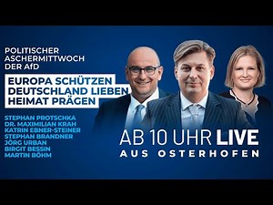 Politischer Aschermittwoch: AfD live aus Osterhofen!