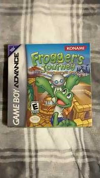 Frogger’s Journey: The Forgotten Relic (GBA) Unboxing - Ep. 25 - BerniceFanatic2005 #frogger #gba