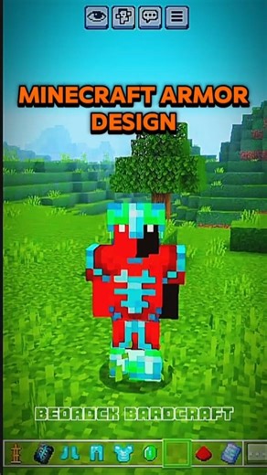 How to make the COOLEST Armor Design in Minecraft 1.21! #shortsfeed