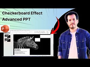 How To Create Advance Checkerboard Presentation Effect in PowerPoint Step By Step Tutorial
