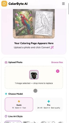 AI Turned My Cat Into a Coloring Page #ai #coloring #petart