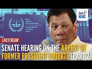 LIVE: Senate hearing on the arrest of former President Duterte (Mar. 20, 2025) | GMA Integrated News - Replay | Videos | GMA News Online