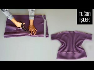 Very Easy Jumper Cutting and Sewing | Tuğba İşler