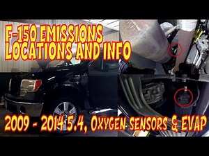 Ford F150 Emissions Locations and Info. EVAP Vapor Purge, Vapor Vent, Oxygen Sensors, and more!