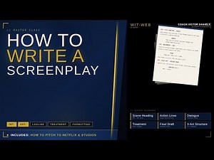 How to write a screenplay script.Logline, Story treatment, Pitching to Netflix.Elements of a script.