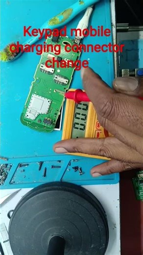 keypad mobile charging connector change #mobile #repair #oldmobile